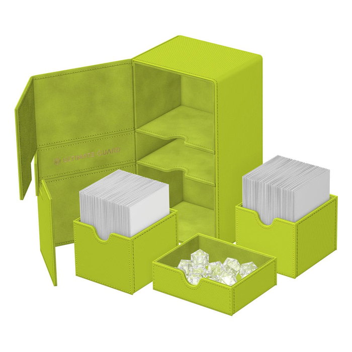Ultimate Guard Twin Flip'n'Tray 200+ Xenoskin "Summer Edition 2025" - Lime Ultimate Guard Twin Flip'n'Tray 200+ Xenoskin "Summer Edition 2025" - Lime