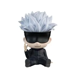 Plastoy Tirelire Jujutsu Kaisen Gojo Satoru en PVC Haute Qualité - Réplique Décorative pour Collection