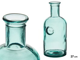 GIFTDECOR Bouteille décorative en verre STAMP 27cm 1,5L, lot de 6