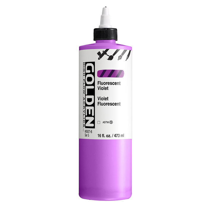 Golden High Flow Violet Fluorescent 473 ml Golden High Flow Violet Fluorescent 473 ml
