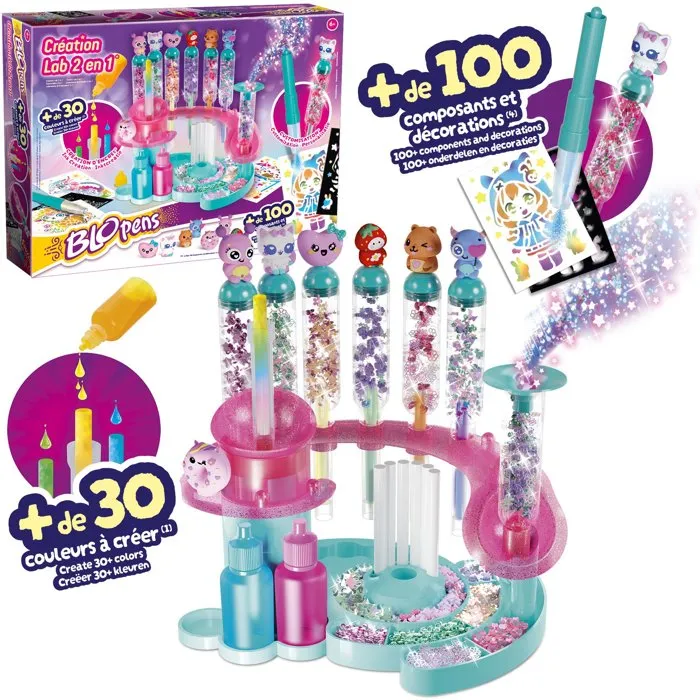 Lansay Blopens Creation Lab 2 en 1 - Jeu de coloriage