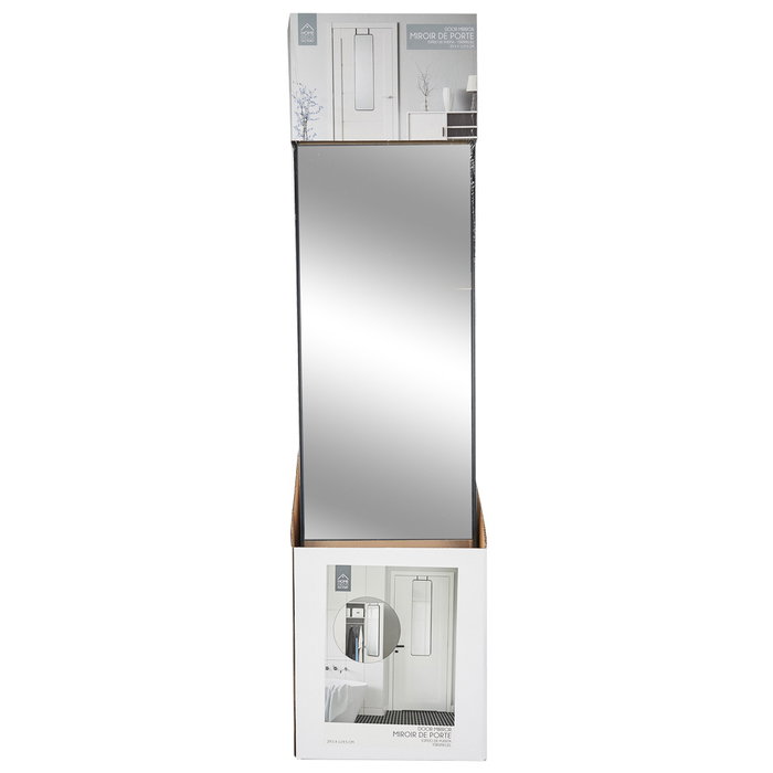 Home Deco Factory Miroir de Porte 30x120 cm Noir