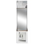 Home Deco Factory Miroir de Porte 30x120 cm Noir