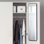 Home Deco Factory Miroir de Porte 30x120 cm Noir