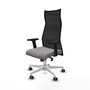 Piqueras y Crespo Chaise de Bureau Albacete Gris et Noir