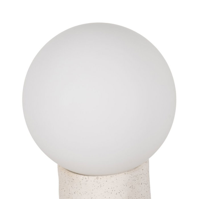 BigBuy Home Lampe de bureau Crème Céramique et Verre