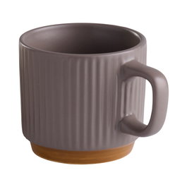 Day Mug en porcelaine 250 ml avec base marron
