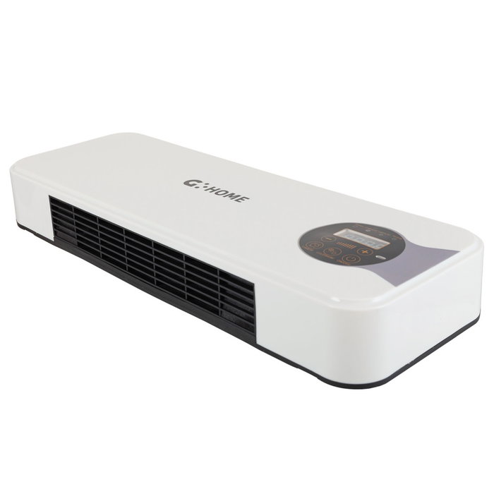 Chauffage split mural PTC 1800W avec télécommande - Blanc