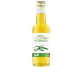 Yari Huile d'Aloe Vera 250 ml - Réparatrice, Calmante et Anti-inflammatoire, 100% Naturelle, Tous Types de Peaux