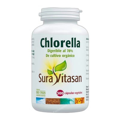 SURA VITASAN Chlorella 300 capsules de 455 mg SURA VITASAN Chlorella 300 capsules de 455 mg