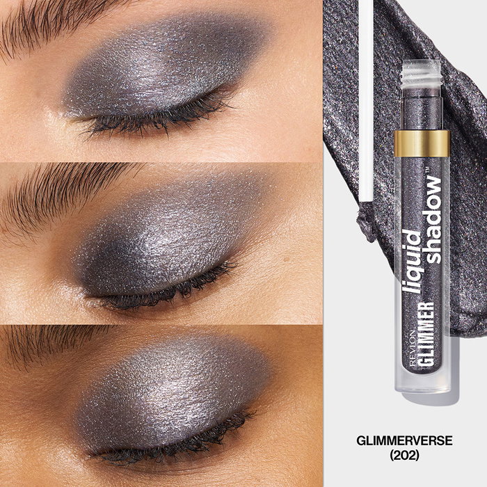 Revlon Glimmer Liquid Shadow REVLON GLIMMER n°202 Glimmerverse - Ombre à Paupières Liquide Irisée 3 ml - Éclat Multidimensionnel, Longue Tenue 24h, Résistante à l'Huile