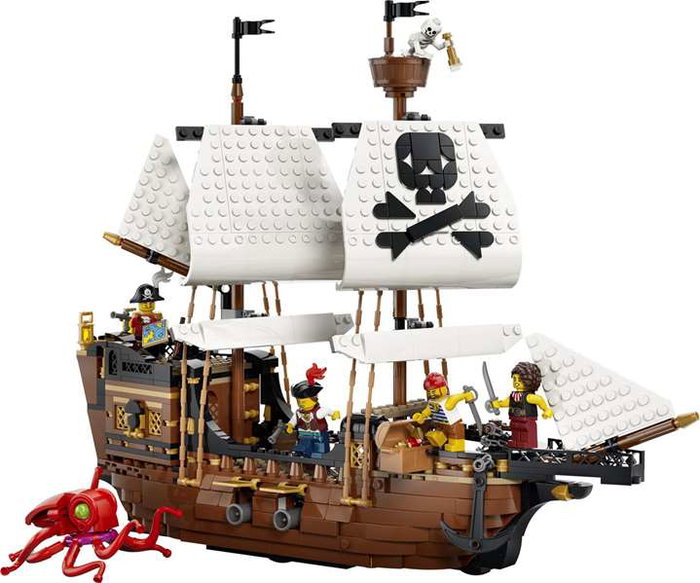Lego Creator 3-en-1 31387 Bateau Pirate Mythique - Jeu de Construction Lego Creator 3-en-1 31387 Bateau Pirate Mythique - Jeu de Construction