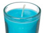 Acorde Set de 6 Bougies en Verre Océan Bleu 16 x 6,5 x 11 cm (Set de 12)