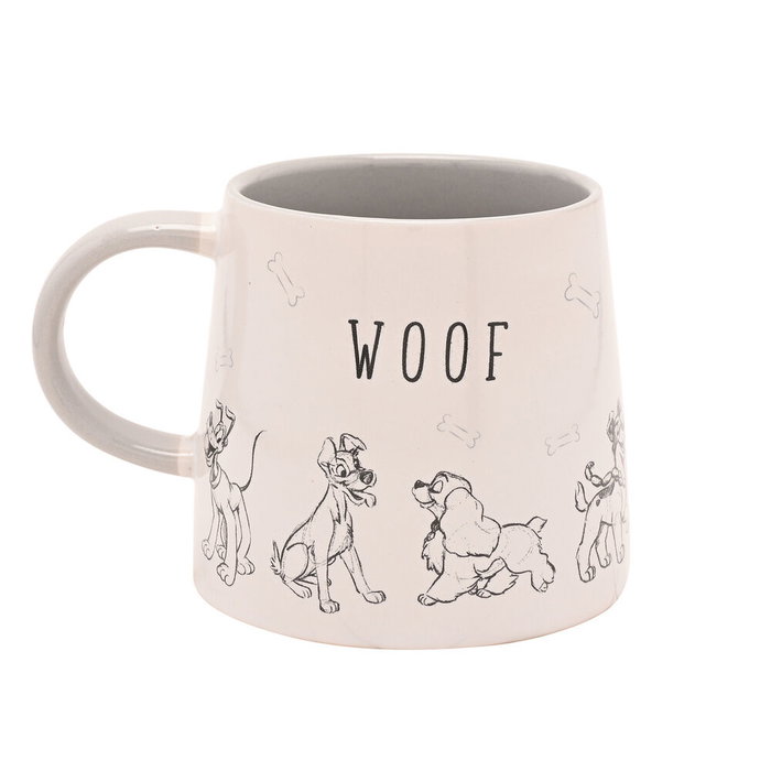 WIDDOP & CO Tasse Woof Cats & Dogs Disney en Céramique
