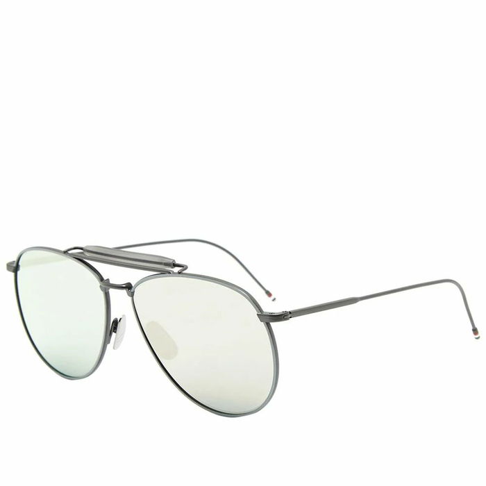 Lunettes de soleil Unisexe Thom Browne TB015LTDBLKGR Ø 62 mm