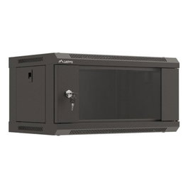 Lanberg Armario Rack 19 Pouces 4U 540x350 mm Noir Baie Murale
