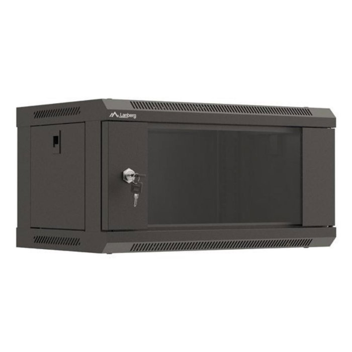 Lanberg Armario Rack 19 Pouces 4U 540x350 mm Noir Baie Murale Lanberg Armario Rack 19 Pouces 4U 540x350 mm Noir Baie Murale
