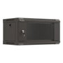 Lanberg Armario Rack 19 Pouces 4U 540x350 mm Noir Baie Murale
