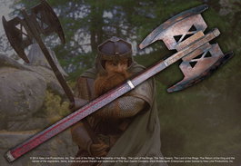 Le Seigneur des Anneaux réplique 1/1 hache de Gimli