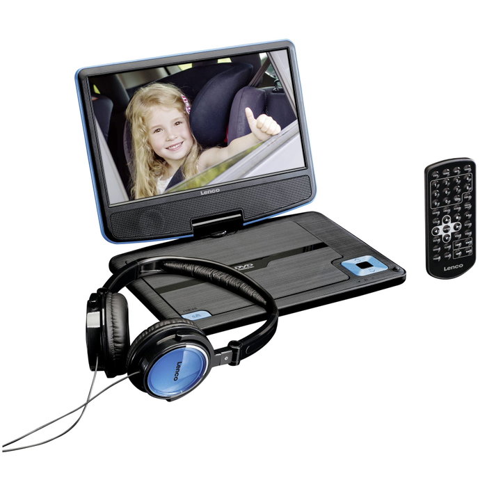 Lenco DVP-910 Lecteur DVD portable bleu Lenco DVP-910 Lecteur DVD portable bleu