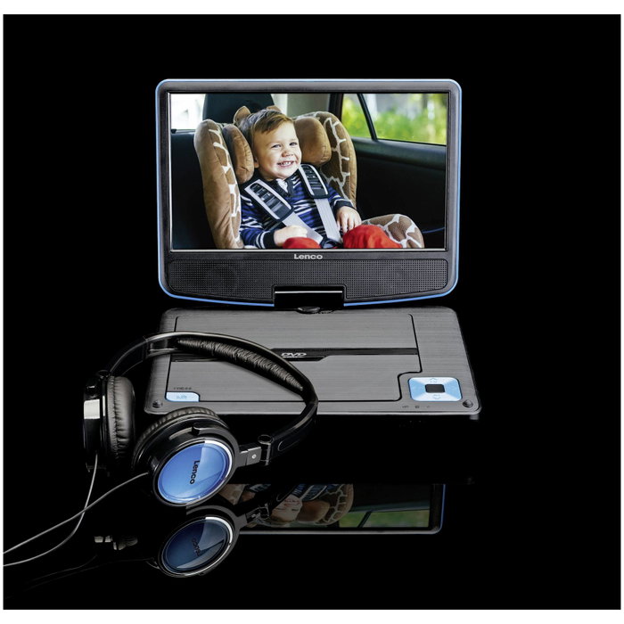 Lenco DVP-910 Lecteur DVD portable bleu Lenco DVP-910 Lecteur DVD portable bleu