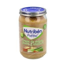 NUTRIBEN Crème de pomme de terre, poireau et carotte 235g