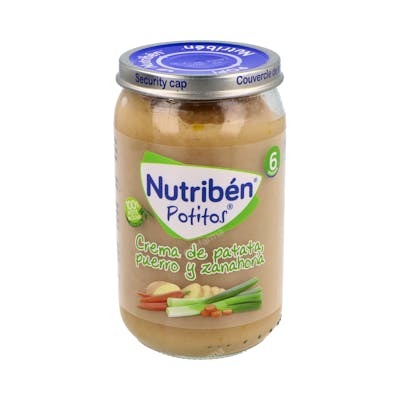 NUTRIBEN Crème de pomme de terre, poireau et carotte 235g NUTRIBEN Crème de pomme de terre, poireau et carotte 235g