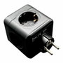 Fbright Rallonge 5 prises Schuko sans interrupteur Noir 3680 W