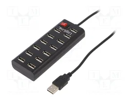 LOGILINK Hub USB 2.0 avec 13 ports USB-A