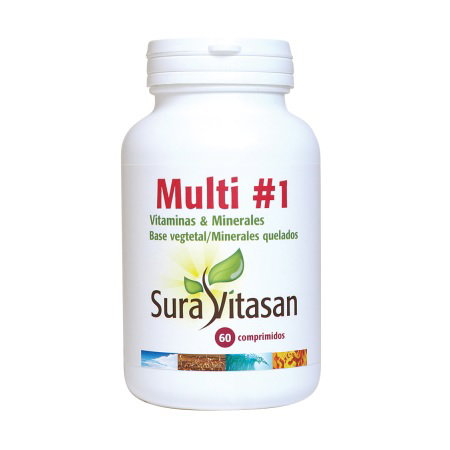 SURA VITASAN Multi 1 Vitamines & Minéraux 60 comprimés SURA VITASAN Multi 1 Vitamines & Minéraux 60 comprimés