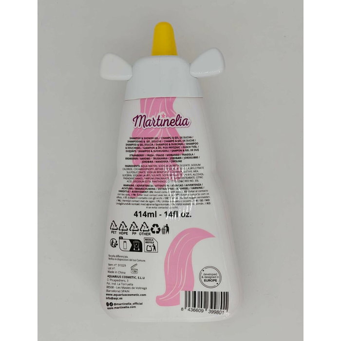 Martinelia Little Unicorn Shampoing et gel douche 414 ml