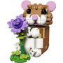 LEGO Creator 3-en-1 L'Adorable Hamster et la Fleur 31376
