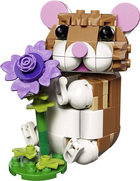 LEGO Creator 3-en-1 L'Adorable Hamster et la Fleur 31376 LEGO Creator 3-en-1 L'Adorable Hamster et la Fleur 31376