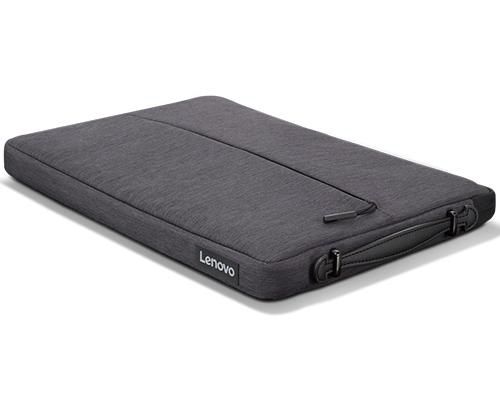 Lenovo Housse Urbaine pour PC Portable 14 Pouces, Sleeve de Transport avec Protection Anti-Choc et Imperméable, Compartiments pour Chargeur et Souris