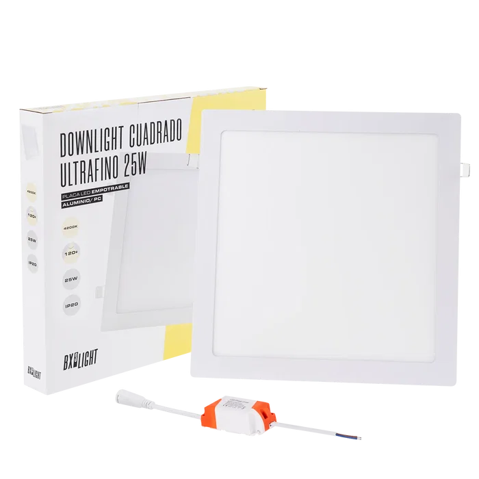 BX3 Plaque LED encastrable 25W (2040 Lm, 3000 K, Blanc Chaud, 40000h) - BX3-RDP-25W-WW BX3 Plaque LED encastrable 25W (2040 Lm, 3000 K, Blanc Chaud, 40000h) - BX3-RDP-25W-WW