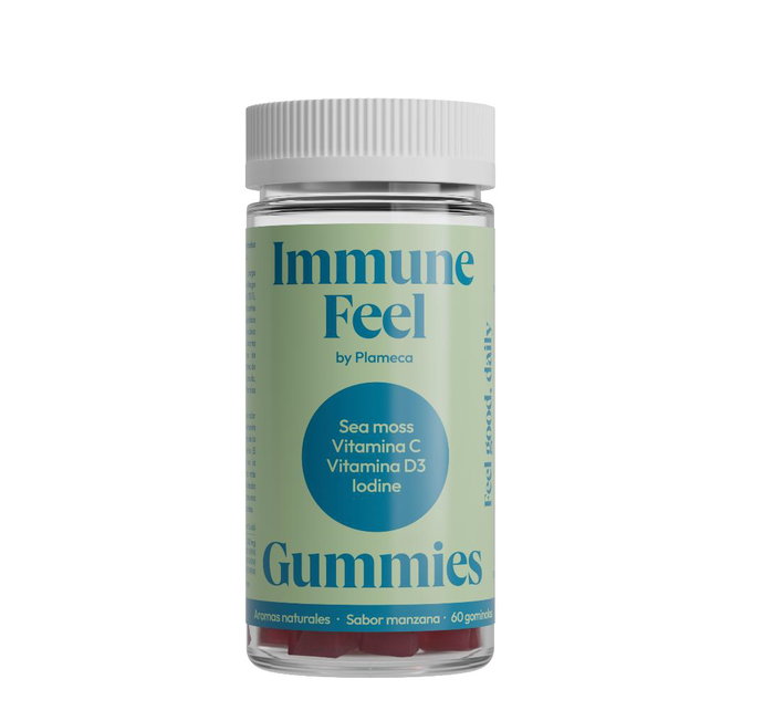 MANZANA PLAMECA IMMUNE FEEL (SeaMoss, VitC, D3, Iode) 60 gummies MANZANA PLAMECA IMMUNE FEEL (SeaMoss, VitC, D3, Iode) 60 gummies