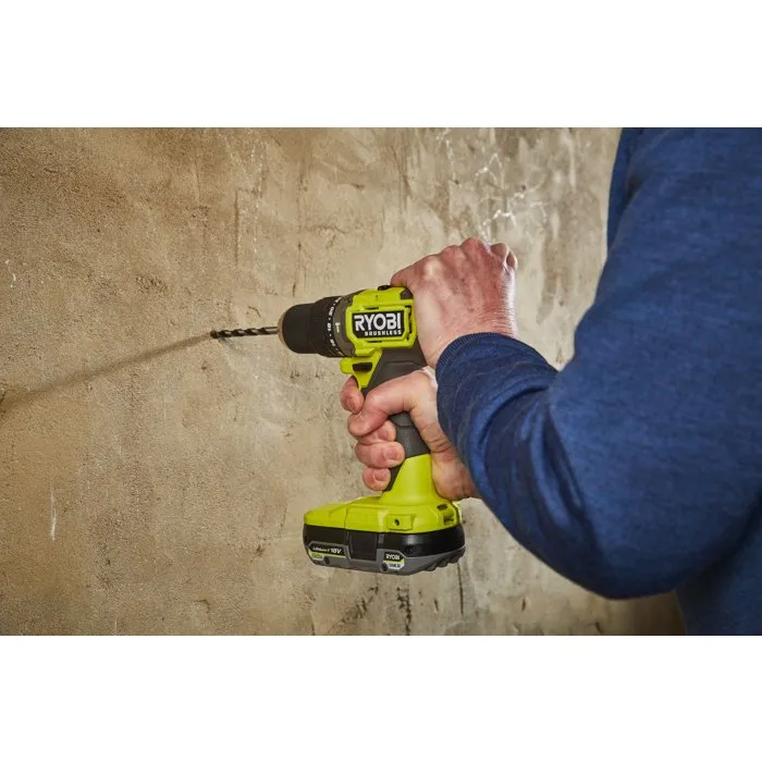 Ryobi RPD18BL1-2C20S Perceuse-visseuse à percussion Brushless 18V ONE+ avec 2 batteries 2Ah