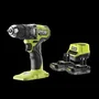 Ryobi RPD18BL1-2C20S Perceuse-visseuse à percussion Brushless 18V ONE+ avec 2 batteries 2Ah