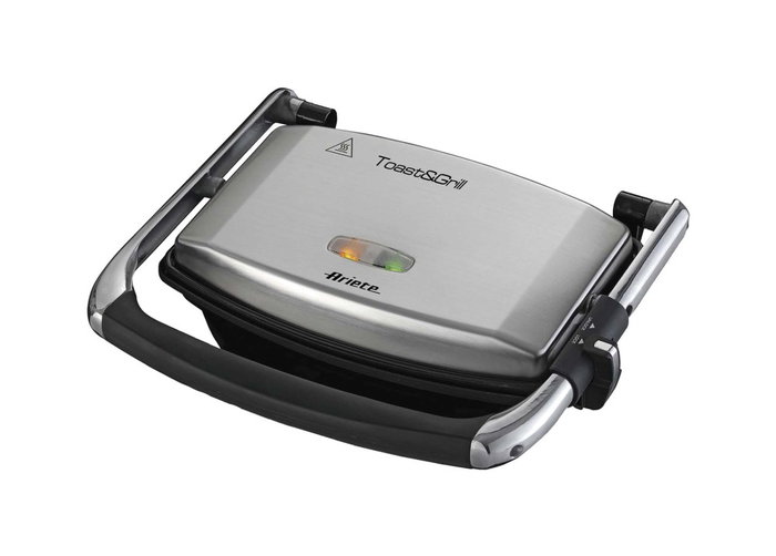Ariete 1911 Slim Toast & Grill Barbecue Électrique Argenté