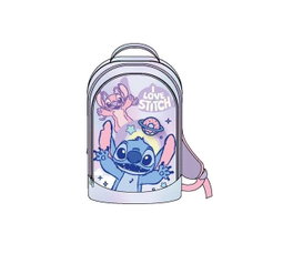 Cerdá Sac à dos scolaire 41 cm avec personnage Stitch - 31 x 14 x 41 cm, couleur lilas, pour enfants à partir de 3 ans