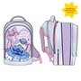Cerdá Sac à dos scolaire 41 cm avec personnage Stitch - 31 x 14 x 41 cm, couleur lilas, pour enfants à partir de 3 ans