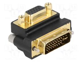 DELOCK Adaptateur DVI-D (24+5) vers VGA D-Sub 15 pins