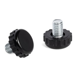 HERRAJES ALK Pied niveleur TICO d16 M6X8 noir
