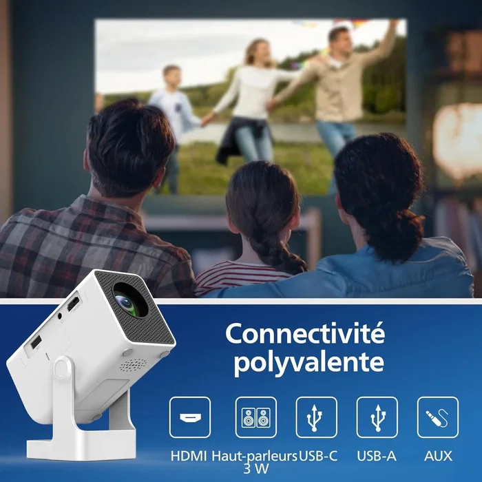 Philips NeoPix 140 - Videoprojecteur LED HD 720p WiFi, Blanc - Pour Cinema Maison, Presentations et Gaming Philips NeoPix 140 - Videoprojecteur LED HD 720p WiFi, Blanc - Pour Cinema Maison, Presentations et Gaming