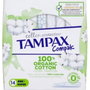 Tampax Tampons 100% Coton Biologique Super Plug 14 unités