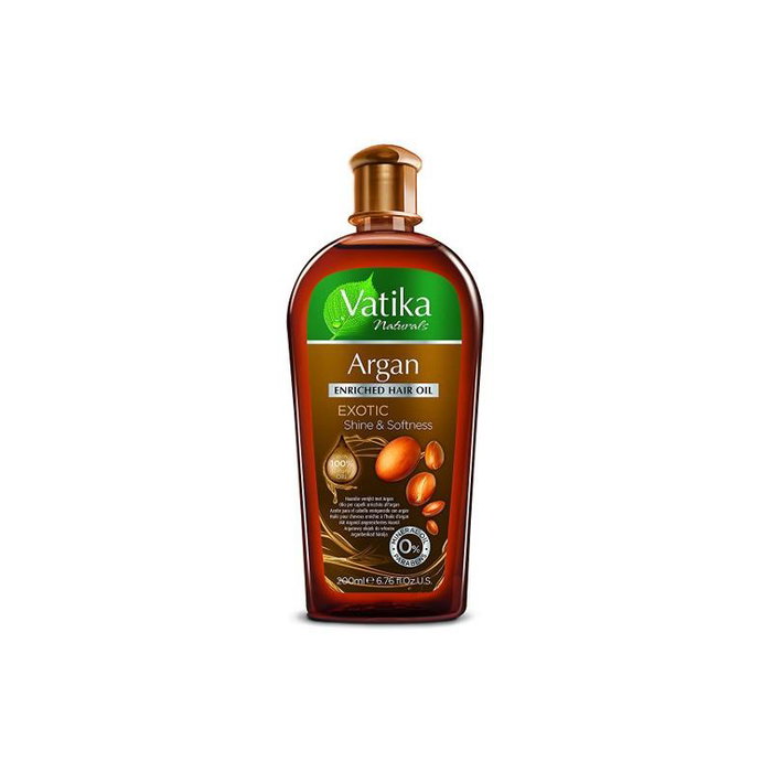 Vatika - Huile capillaire enrichie à l'Argan Exotic 200 mL - Réparation pointes, anti-frizz, cheveux hydratés et soyeux Vatika - Huile capillaire enrichie à l'Argan Exotic 200 mL - Réparation pointes, anti-frizz, cheveux hydratés et soyeux