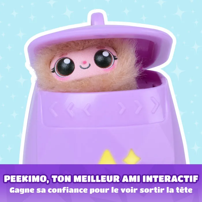 Spin Master Peekimo Violet - Animal interactif et accessoire à porter