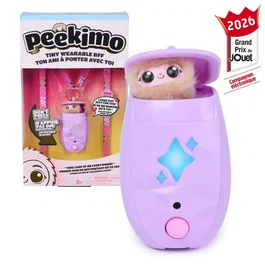Spin Master Peekimo Violet - Animal interactif et accessoire à porter