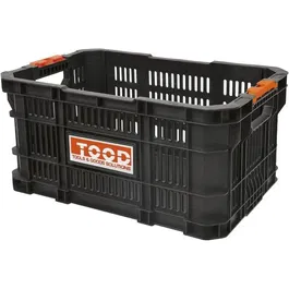 TOOD - Panier de rangement modulaire avec poignées - Transport facile - Pour atelier, chantier ou garage - 53 x 34 x 25 cm
