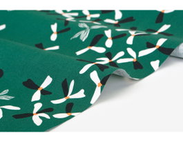 Dailylike Tissu coton Oxford greenery floral 1,10m x 3m